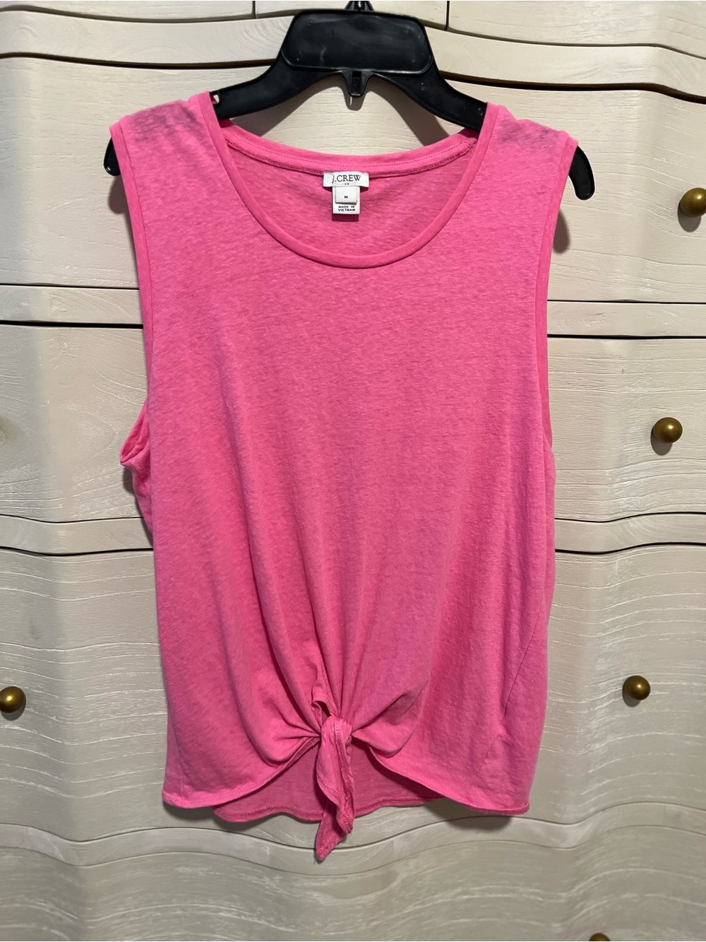 J. Crew Tie-Front Tank Top Size Medium